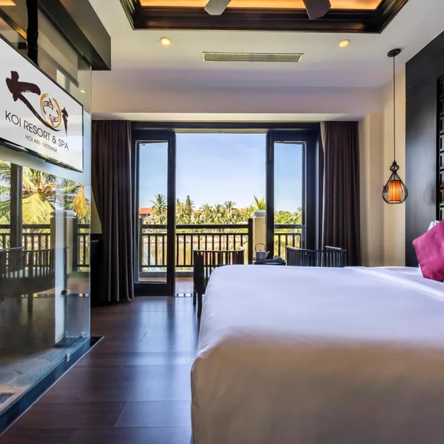 فيلا بإطلالة على النهر بـ4 غرف نوم بمسبح خاص، Koi Resort Spa Hoi An 5/10