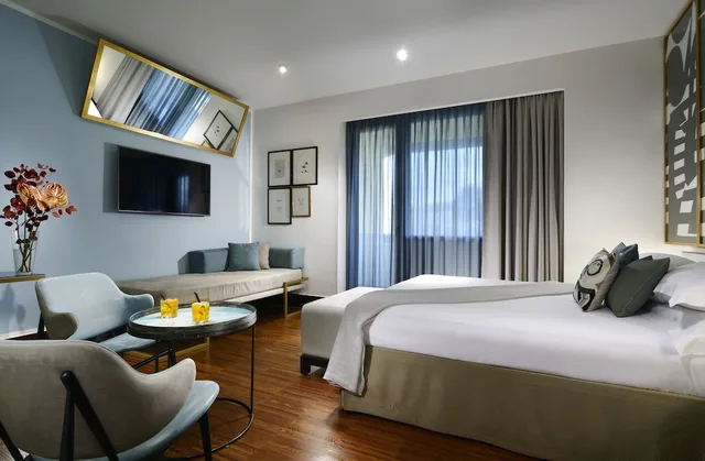 غرفة ثلاثية بسرير كوين، Pulitzer Hotel Rome 2/3