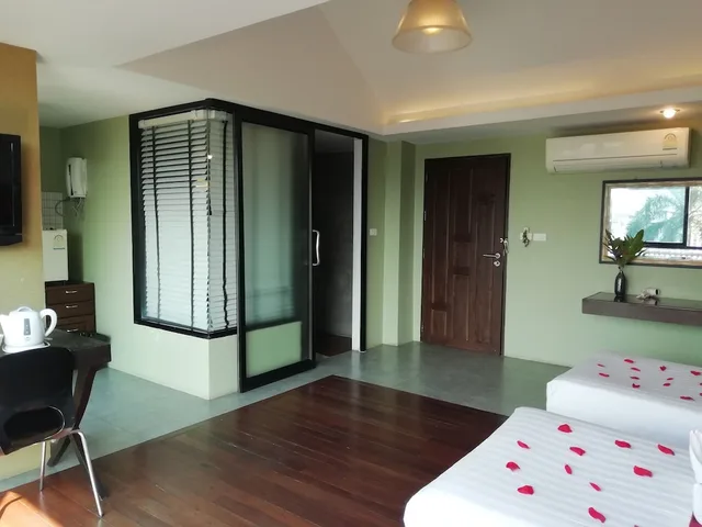 غرفة ديلوكس عائلية ثلاثية بسرير مزدوج وسرير فردي، MANDALA HOUSE 5/9