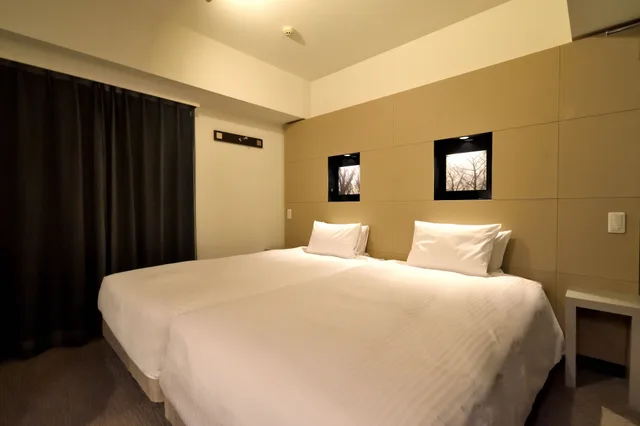 غرفة بسريرين منفصلين، Hotel Vista Sapporo Odori 1/5