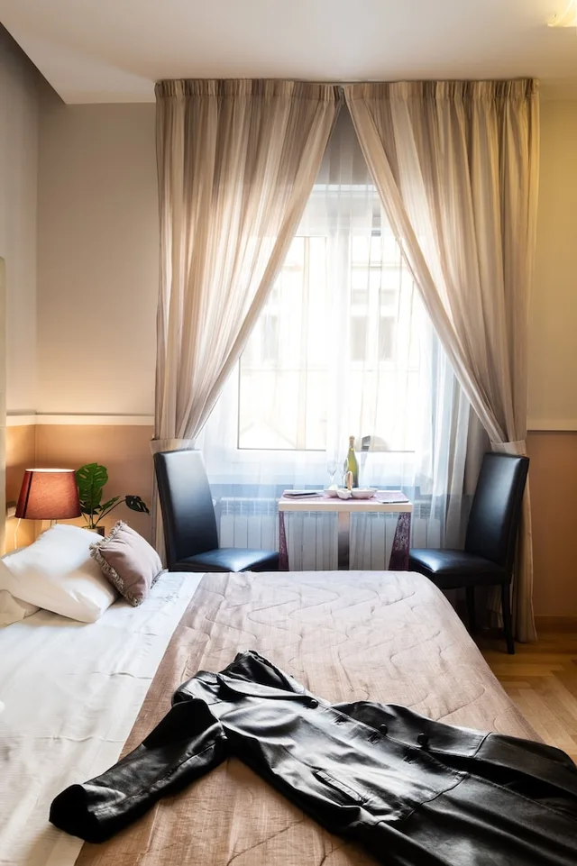 غرفة ديلوكس بسرير مزدوج بحوض جاكوزي، B&B Rome River Inn 1/2