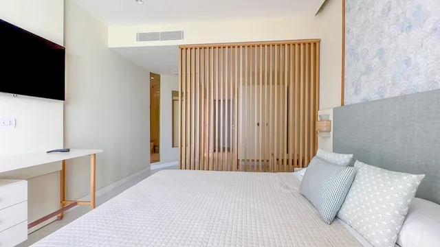 غرفة جونيور بسرير مزدوج بإطلالة على البحر بغرفة نوم واحدة، Hotel Giosue A Mare 9/10