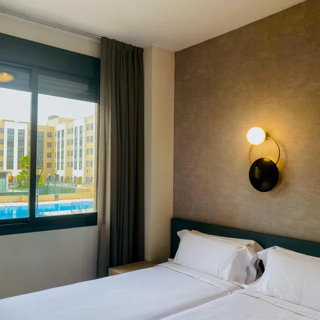 شقة بسرير فردي بغرفتي نوم، Compostela Suites 3/9