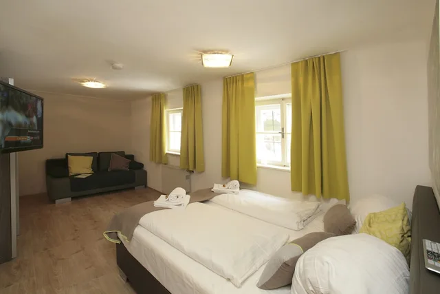 Basement, Double Bed, Sofa, Edelweiss B&B 1/3
