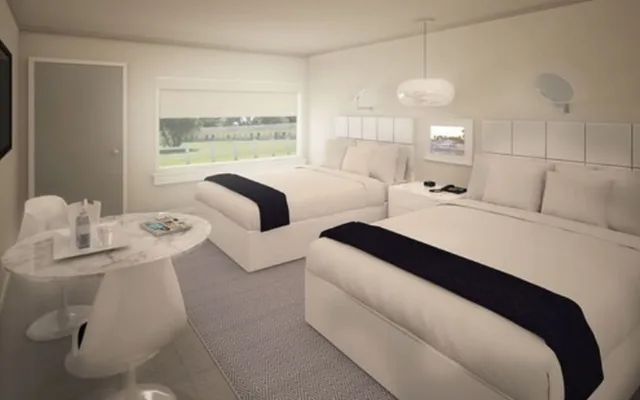 غرفة بسريرين مزدوجين، Sun Plaza Motel by Magnuson Worldwide 6/6