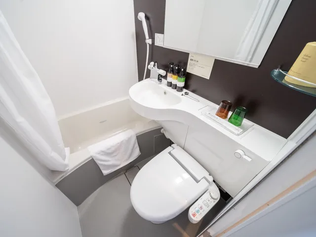 غرفة بسرير مزدوج مع أريكة، Super Hotel Premier Kanazawaeki Higashiguchi 4/4
