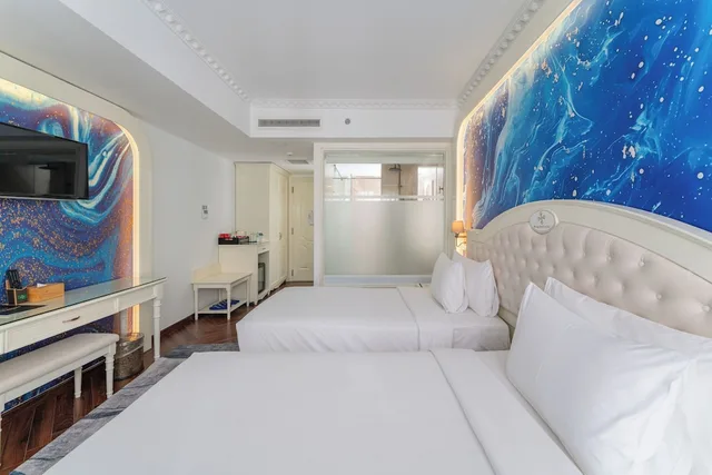غرفة ديلوكس بسريرين منفصلين بإطلالة على المدينة، Isena Nha Trang Hotel 2/6