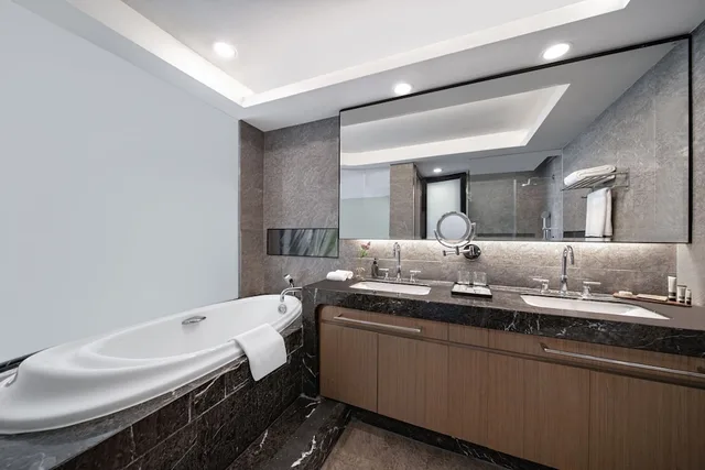 شقة ديلوكس بسرير كينج بإطلالة على المدينة بغرفة نوم واحدة بمطبخ، Ascott IFC Guangzhou 4/10