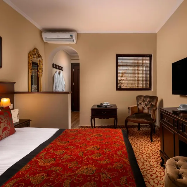 غرفة بسرير مزدوج بإطلالة على البحر، Antique Roman Palace - Adults Only Ultra All Inclusive 7/10