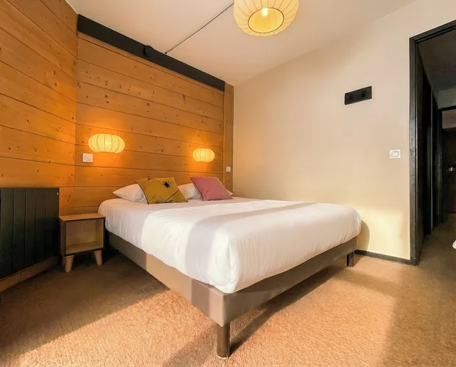 شقة بأسرّة بطابقين بغرفة نوم واحدة مع سرير سحّاب إضافي مع أريكة، Pierre Vacances Residence Le Tikal 3/9