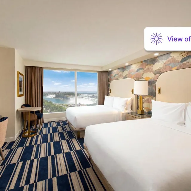 2 Rooms, Premium, Suite, 2 King Beds, 4 Queen Beds, Falls View, Embassy Suites By Hilton Niagara Falls Fallsview 1/3