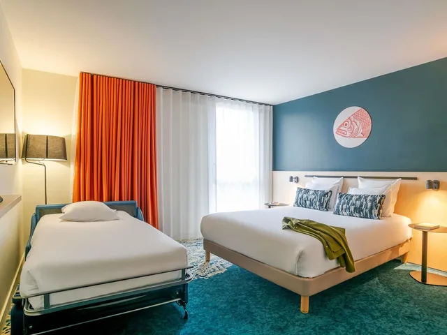 غرفة كومفورت بسرير مزدوج بإطلالة على البحيرة، ibis Styles Bordeaux Lac Bruges 2/10
