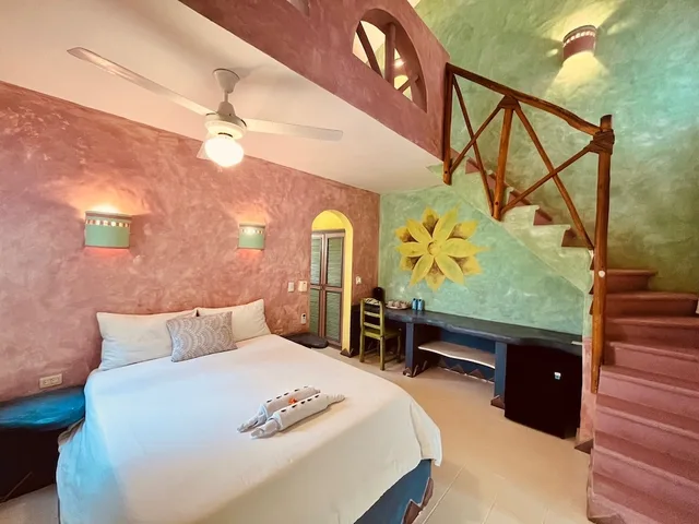 جناح عائلي بسرير كوين وسريرين فرديين، Hotel La Tortuga 7/10