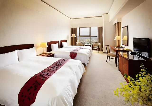غرفة عائلية رباعية بإطلالة على المدينة بغرفة نوم واحدة، Kavalan Hotel 1/1