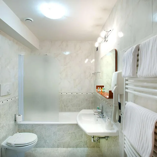 غرفة قياسية بسرير فردي، Best Western Blu Hotel Roma 9/10