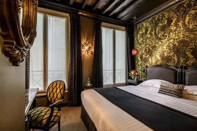 غرفة قياسية بسرير كينج، Hotel Les Dames Du Pantheon 2/3
