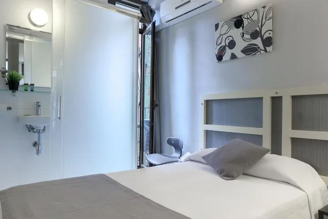 غرفة مفردة بشرفة، Hotel Palermo 1/10
