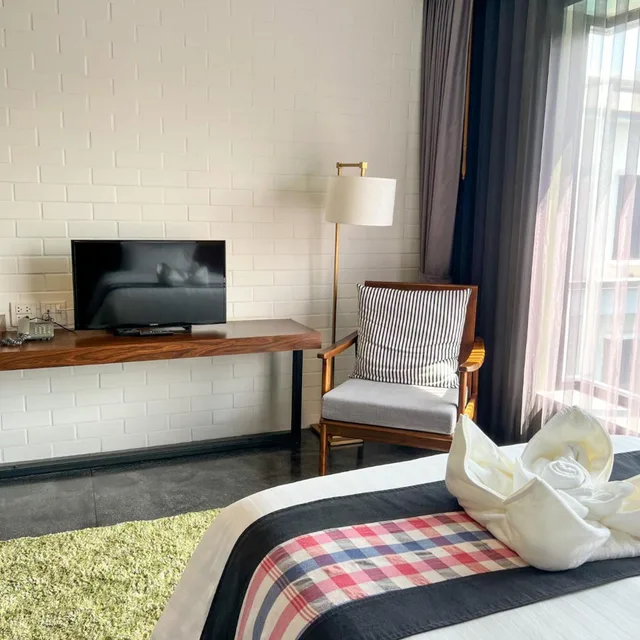 غرفة سوبيريور بسريرين منفصلين بإطلالة على الحديقة، NAI YA Hotel 5/10