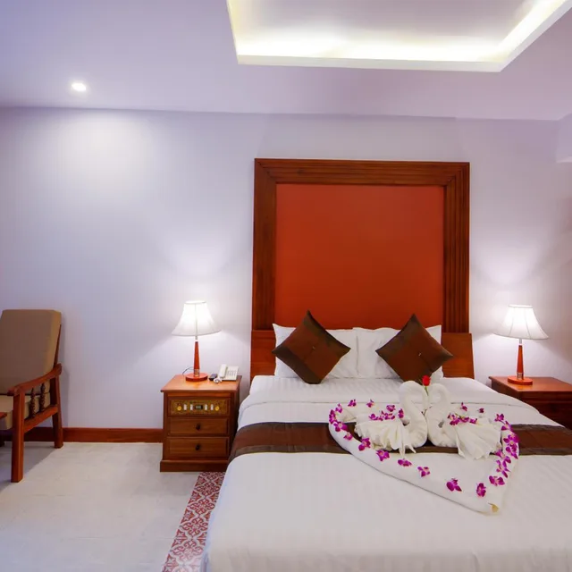 جناح بسرير كينج بإطلالة على النهر، Shadow Angkor Residence 1/7