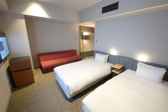غرفة سوبيريور بسريرين منفصلين مع أريكة للمدخنين، Hakata Green Hotel No.1 1/2