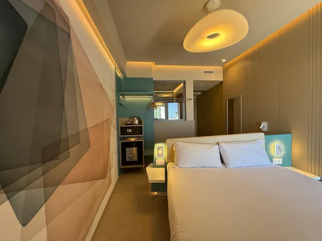 غرفة بانورامية بإطلالة على المرفأ بشرفة، President Hotel Palermo 1/1
