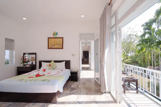 غرفة بسرير مزدوج أو سريرين منفصلين، Lucky Leaf Villa 2/2