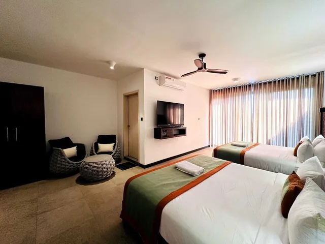 غرفة ديلوكس عائلية بسريرين مزدوجين، Ella Flower Garden Resort 1/7