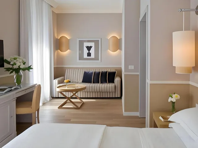 غرفة قياسية ثلاثية بثلاثة أسرّة، Starhotels Terminus 7/10