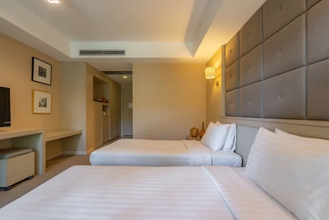 غرفة سوبيريور بسريرين منفصلين بإطلالة على المسبح، Oun Hotel Bangkok 3/10