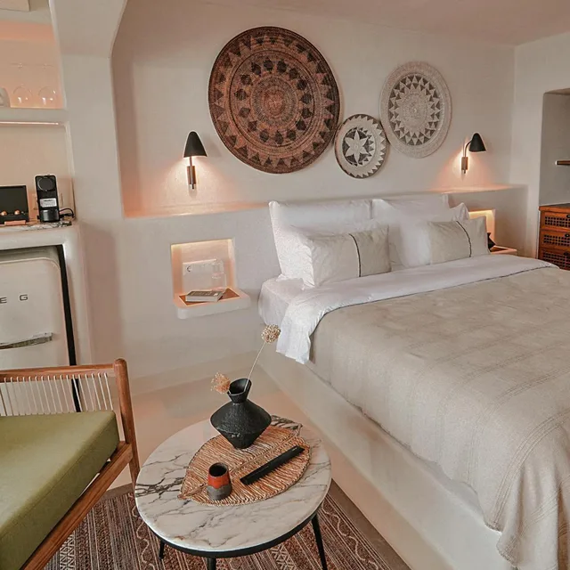 غرفة شهر العسل بسرير مزدوج، Perios Beach House - Adults Only 2/6