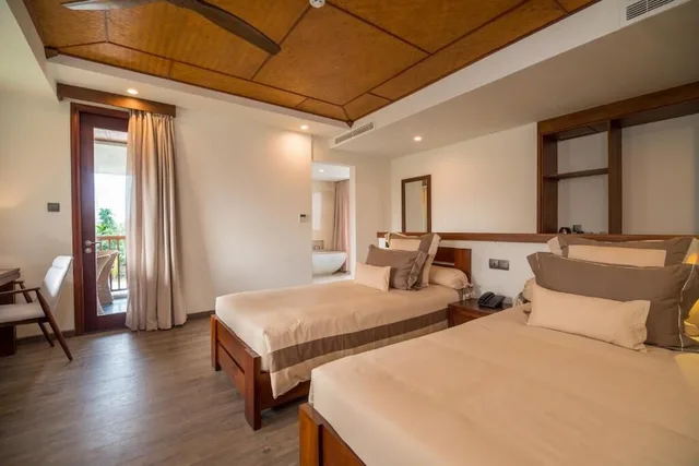 غرفة غراند ديلوكس بسريرين منفصلين بشرفة، Hoi An Eco Lodge & Spa 5/10