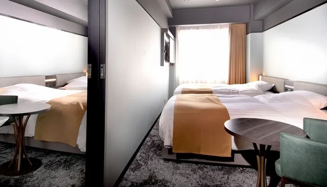 غرفة بسريرين منفصلين، Kobe Plaza Hotel West 3/3