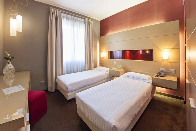 غرفة بسريرين منفصلين، Inverigo Hotel 6/8