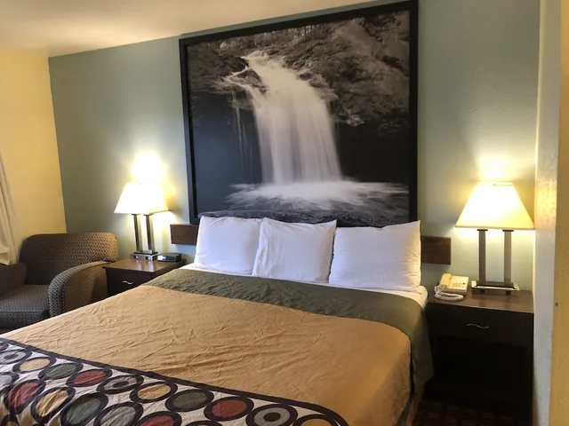 غرفة بسرير كينج، Super 8 by Wyndham Plover Stevens Point Area 3/3