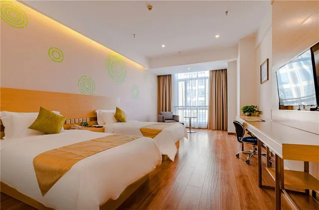 غرفة بسريرين منفصلين، GreenTree Inn Taian High Speed Railway Station Lingshan Street 1/1