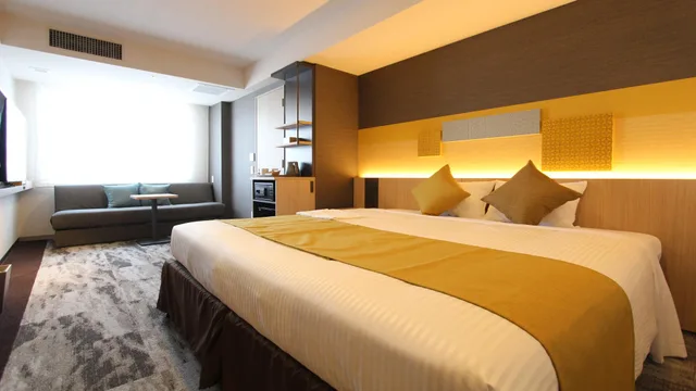 غرفة ديلوكس بسريرين منفصلين مع أريكة، KOKO HOTEL Tsukiji Ginza 1/2