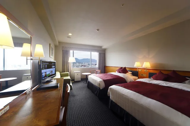Room, Single, Twin Beds, Large, Hotel Nikko Nara 4/10