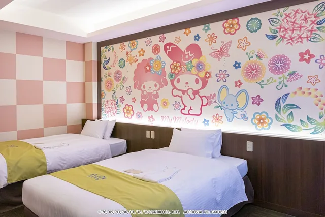 Melody, Deluxe, Twin Beds، Hotel Okinawa with Sanrio Characters 1/6
