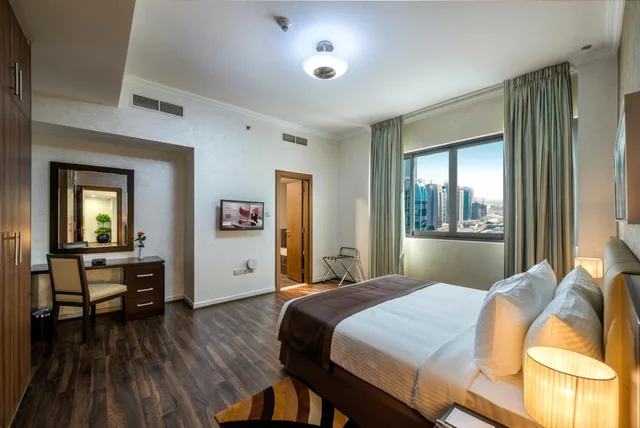 شقة بسرير فردي بغرفتي نوم، City Premiere Marina Hotel Apartments 3/8