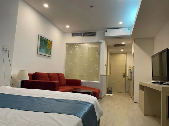 استوديو أساسي بسرير كوين، Saigon South Serviced Apartments 1 2/5