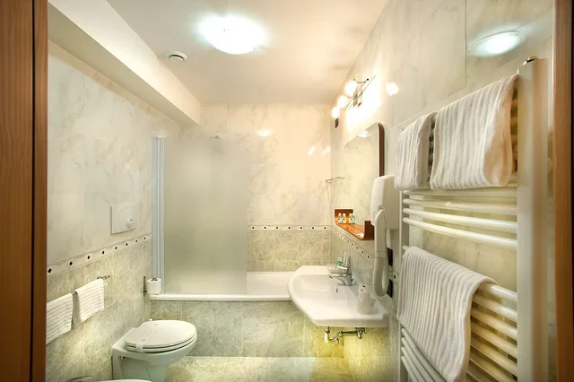 غرفة ثلاثية بسرير كينج وسرير فردي، Best Western Blu Hotel Roma 3/3