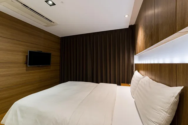 غرفة بريميير بسرير مزدوج، Brown Dot Hotel Incheon Songdo 4/7