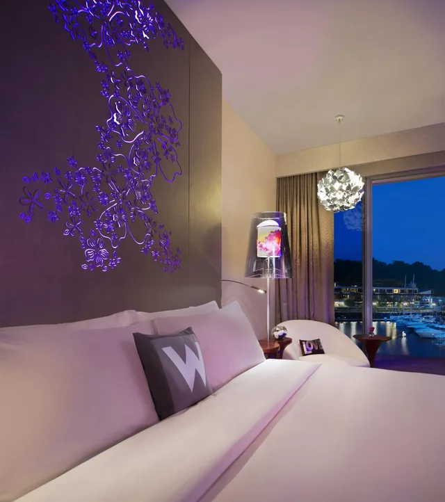 Premier, King Bed, Marina View, Balcony, W Singapore Sentosa Cove 4/7
