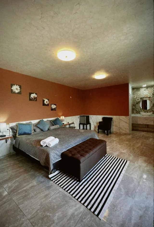 جناح بسرير كينج بإطلالة على البحيرة بشرفة، Hotel Awazul Bacalar 7/10