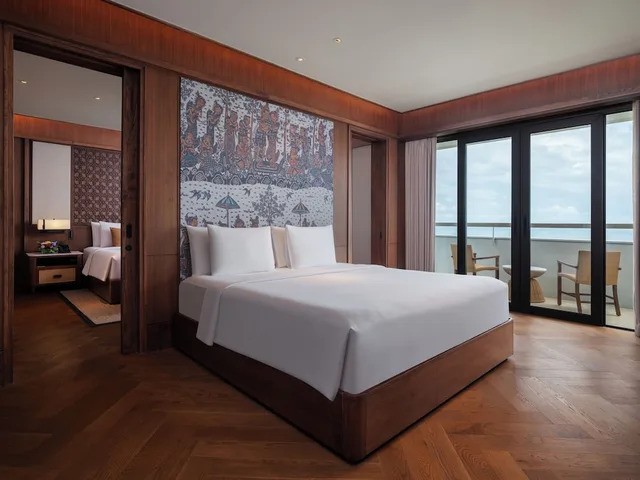 جناح عائلي بسريرين كينج بإطلالة على البحر، Bali Beach Hotel 2/3