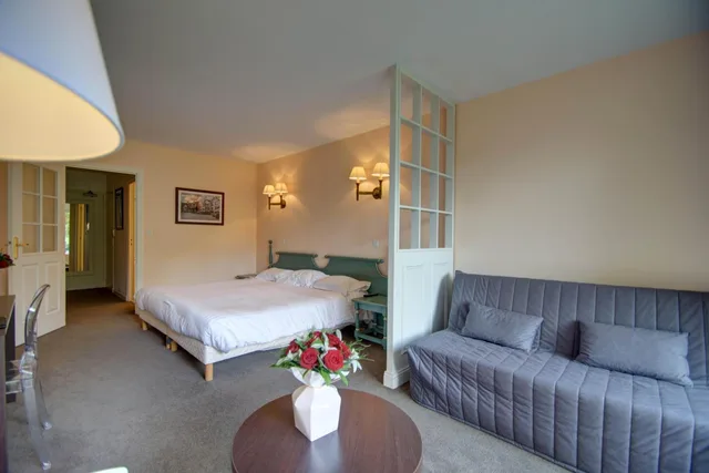 غرفة بسرير مزدوج بشرفة، Hotel du Parc 3/5