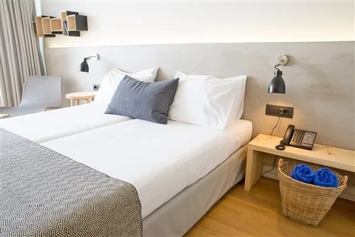 غرفة ديلوكس بسرير مزدوج أو سريرين منفصلين، Blue Sky City Beach Hotel - Adults Only 1/1