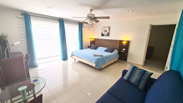 شقة ديلوكس بسرير كوين وسريرين مزدوجين، Bubali Villa And Apartments 8/10