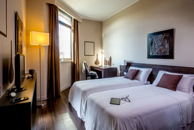 غرفة قياسية بسريرين منفصلين، Park Hotel Sabina 3/4