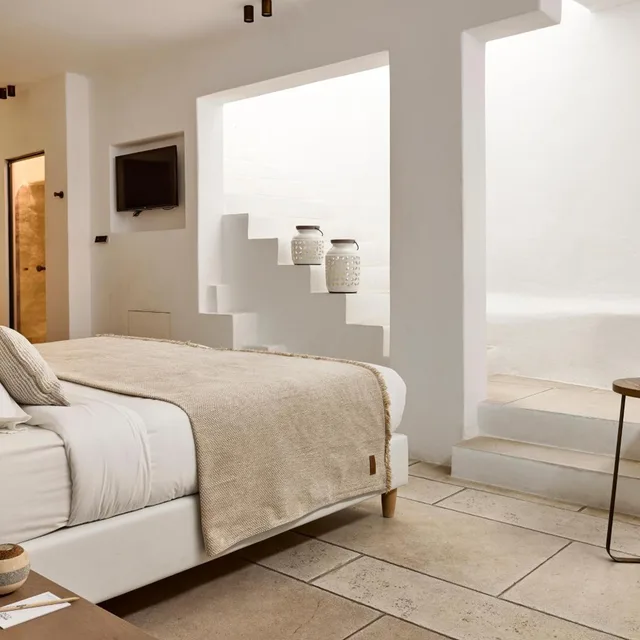 غرفة عائلية بإطلالة على البحر، Mykonos Adonis Hotel 10/10